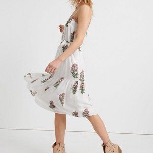 Lucky Brand Floral Tie Back Dress NWT